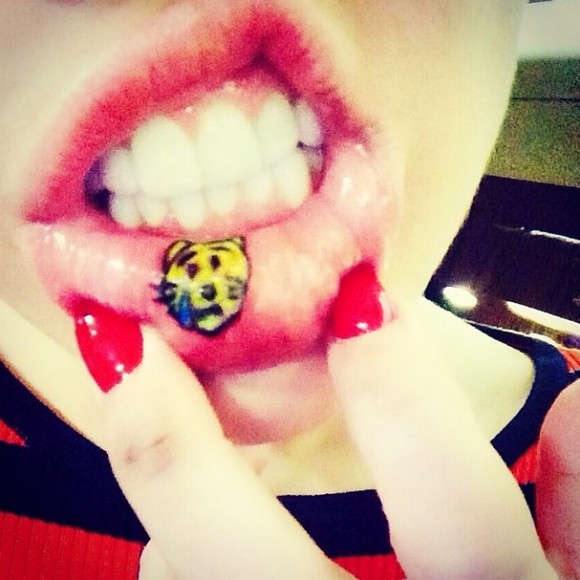 Miley tatuagem